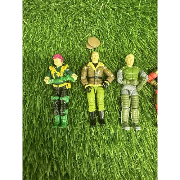 Vintage Military Style Action Figures Lot of 7 Loose 3.75" Military Collection - Picture 2 of 9